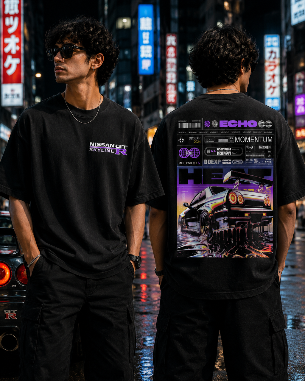 Raftaar — Nissan GT Skyline R34 Oversized Tee
